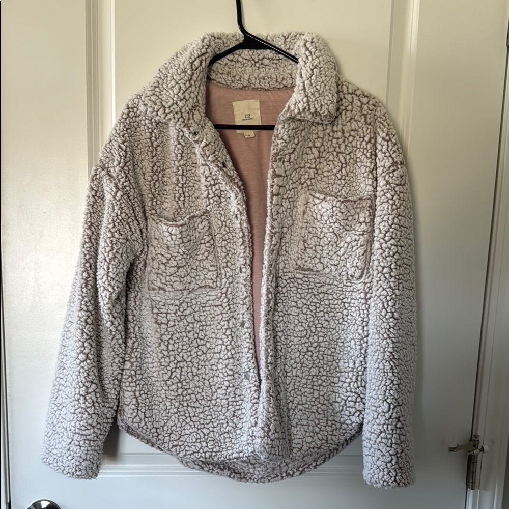 Cozy Sherpa Jacket in Cream